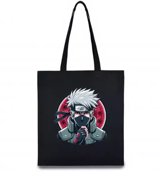 Еко-сумка Какаші Наруто Чорний фото