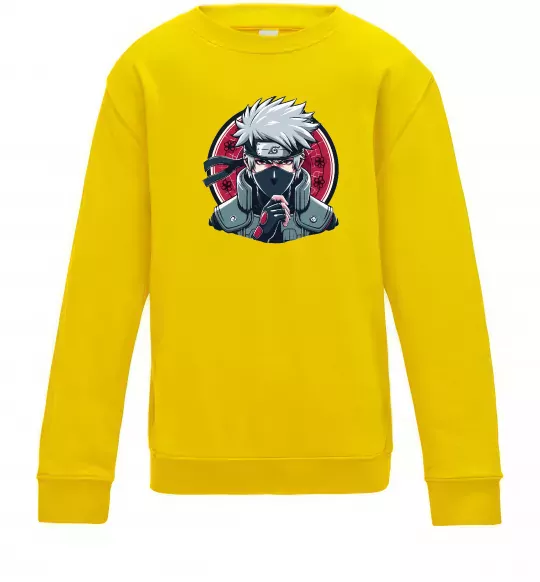 Дитячий світшот Какаші Наруто Сонячно жовтий фото