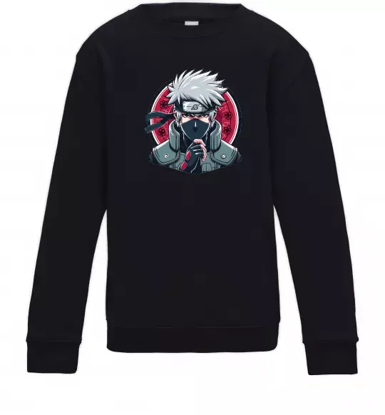 Дитячий світшот Какаші Наруто Чорний фото