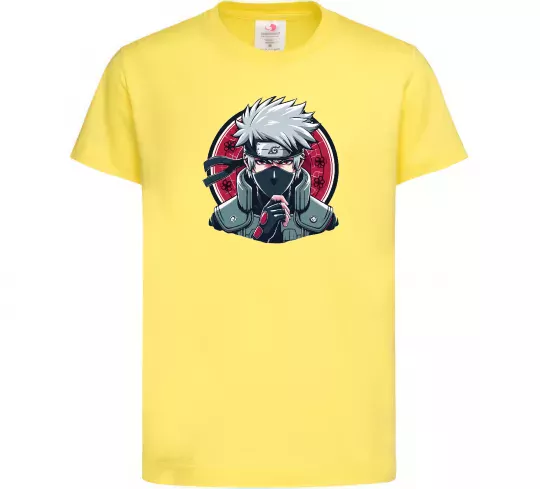 Детская футболка Какаші Наруто Лимонный фото