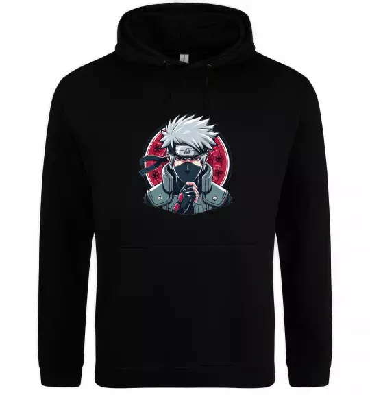 Жіноча толстовка (худі) Какаші Наруто Чорний фото