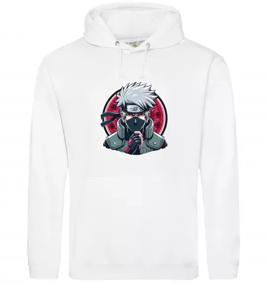 Жіноча толстовка (худі) Какаші Наруто Білий фото