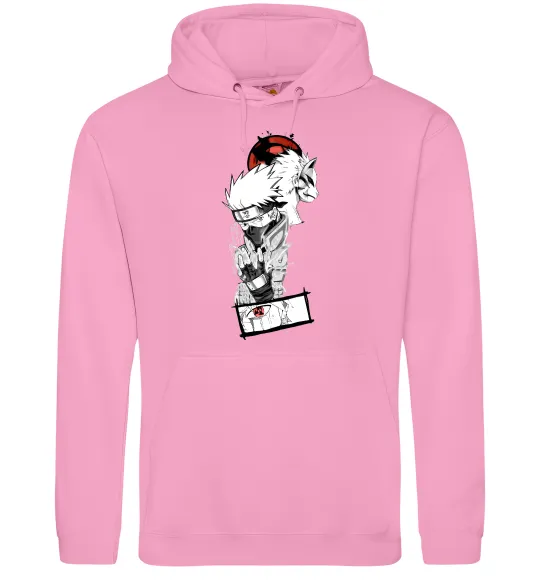Мужская толстовка (худи) Naruto Kakashi Розовый фото