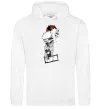 Чоловіча толстовка (худі) Naruto Kakashi Білий фото
