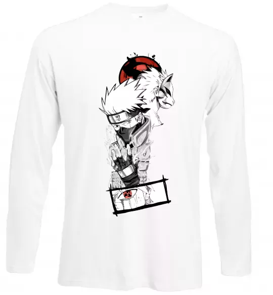 Лонгслів Naruto Kakashi Білий фото