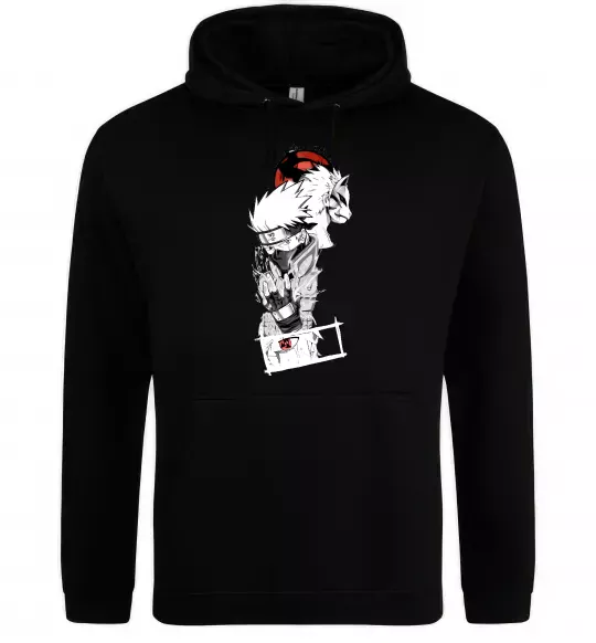 Жіноча толстовка (худі) Naruto Kakashi Чорний фото