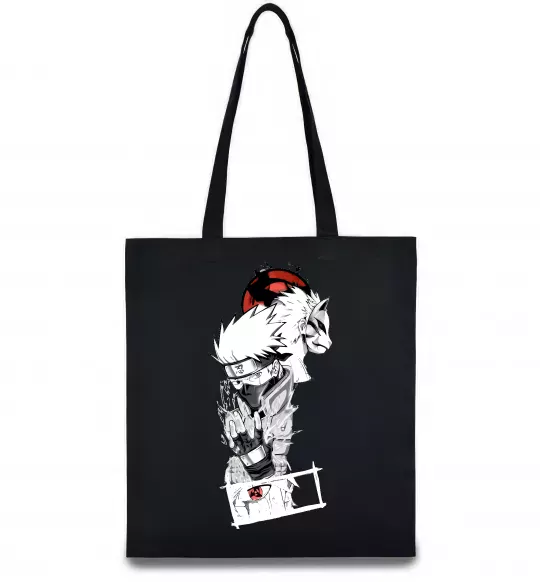 Еко-сумка Naruto Kakashi Чорний фото