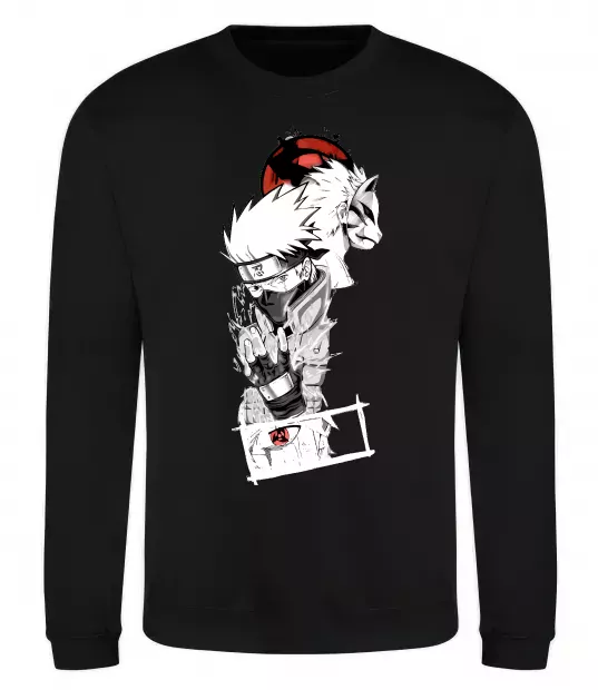 Світшот Naruto Kakashi Чорний фото