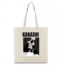 Еко-сумка Kakashi Hatake Бежевий фото