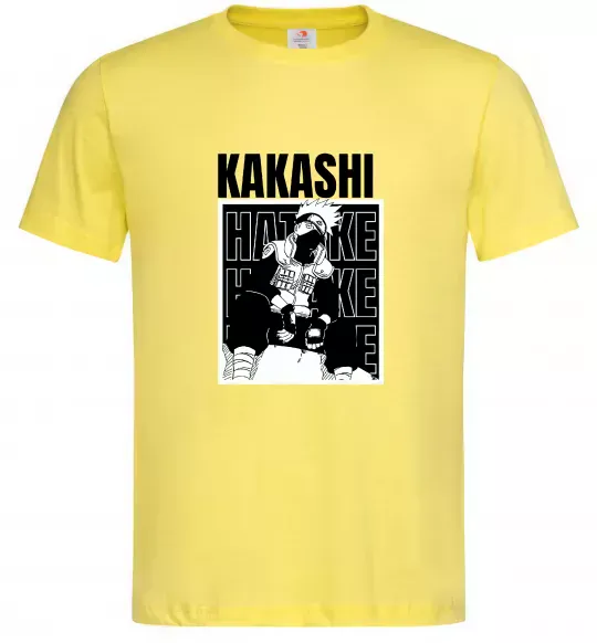 Чоловіча футболка Kakashi Hatake Лимонний фото