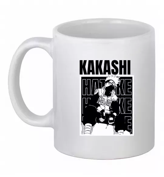 Чашка керамічна Kakashi Hatake Білий фото