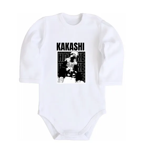 Детский боди Kakashi Hatake Белый фото