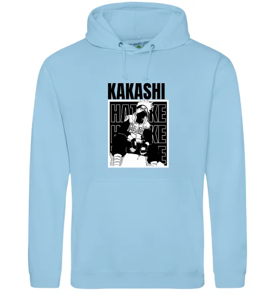 Мужская толстовка (худи) Kakashi Hatake Голубой фото