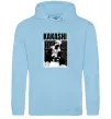 Мужская толстовка (худи) Kakashi Hatake Голубой фото