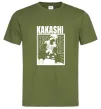 Чоловіча футболка Kakashi Hatake Оливковий Чоловіча футболка Kakashi Hatake Оливковий фото