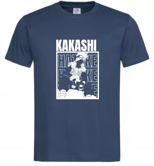 Чоловіча футболка Kakashi Hatake Темно-синій фото