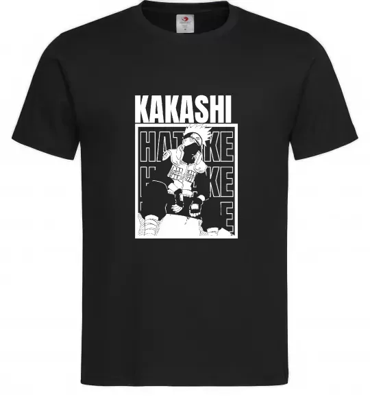 Чоловіча футболка Kakashi Hatake Чорний фото