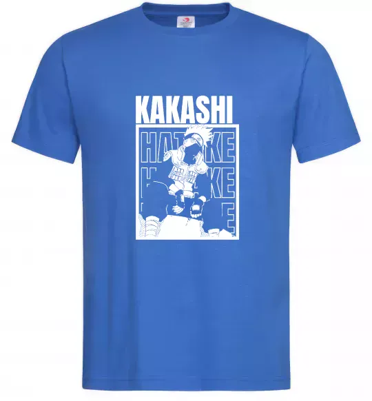 Чоловіча футболка Kakashi Hatake Яскраво-синій фото