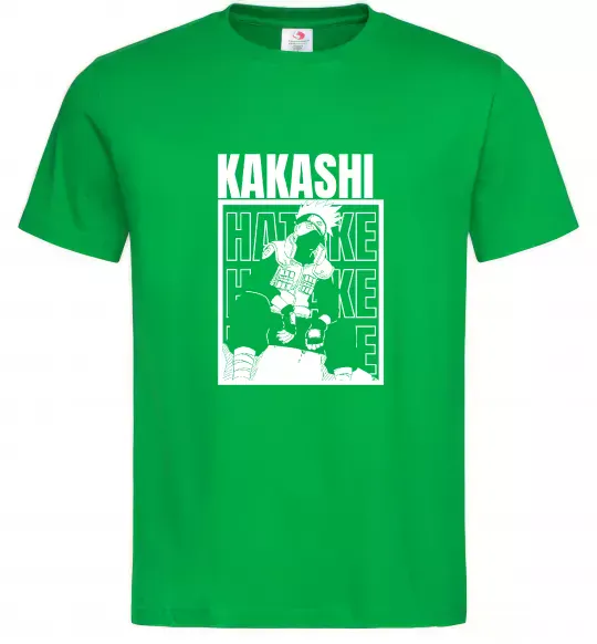 Чоловіча футболка Kakashi Hatake Зелений фото