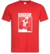 Чоловіча футболка Kakashi Hatake Червоний Чоловіча футболка Kakashi Hatake Червоний фото