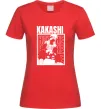 Жіноча футболка Kakashi Hatake Червоний фото