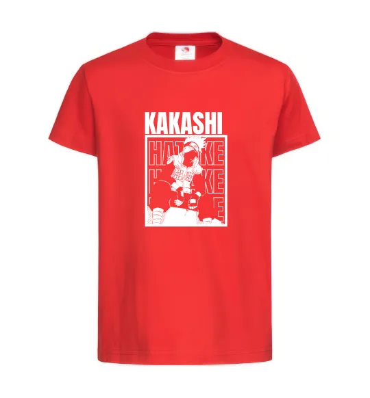 Детская футболка Kakashi Hatake Красный фото