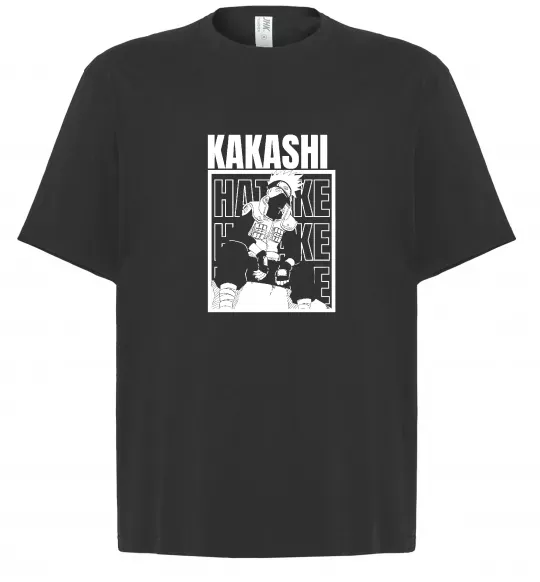 Футболка Оверсайз Kakashi Hatake Чорний фото