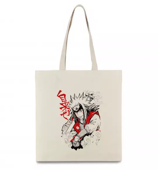 Еко-сумка Jiraiya Бежевий фото
