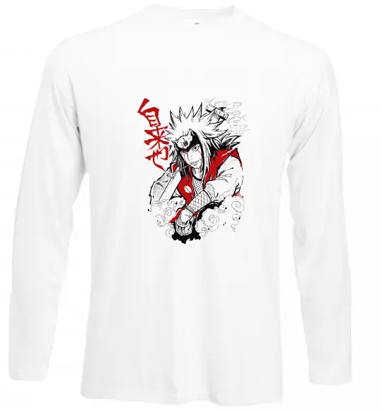 Лонгслив Jiraiya Белый фото