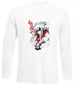 Лонгслив Jiraiya Белый фото
