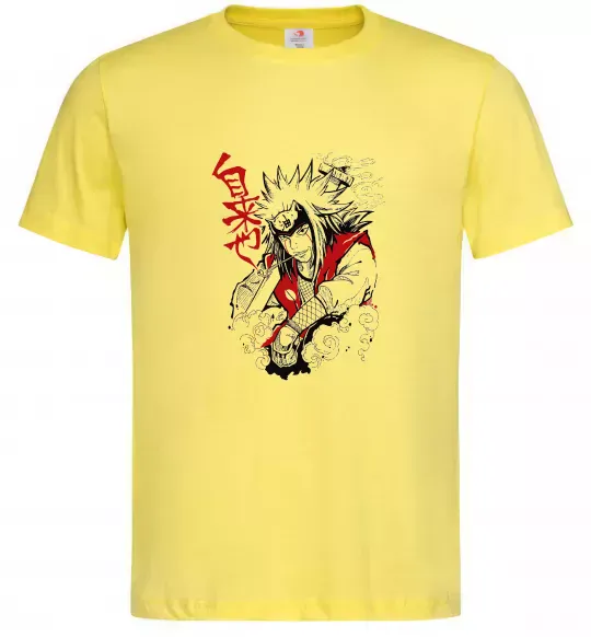 Чоловіча футболка Jiraiya Лимонний фото