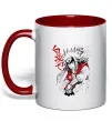 Чашка з кольоровою ручкою Jiraiya Червоний Чашка з кольоровою ручкою Jiraiya Червоний фото