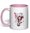 Чашка з кольоровою ручкою Jiraiya Ніжно рожевий Чашка з кольоровою ручкою Jiraiya Ніжно рожевий фото