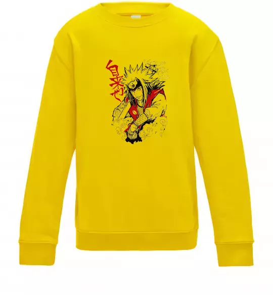 Дитячий світшот Jiraiya Сонячно жовтий фото