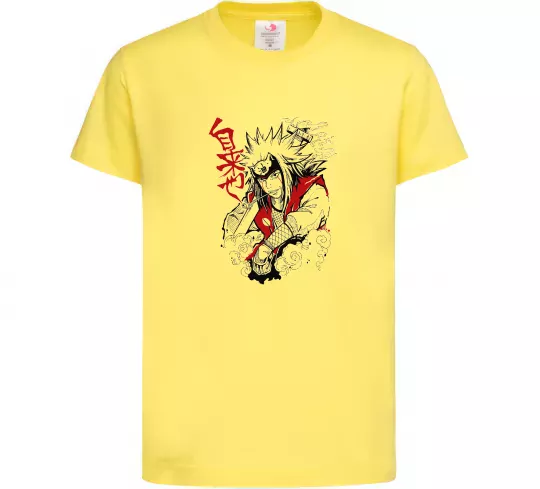 Дитяча футболка Jiraiya Лимонний фото