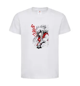 Дитяча футболка Jiraiya Білий фото