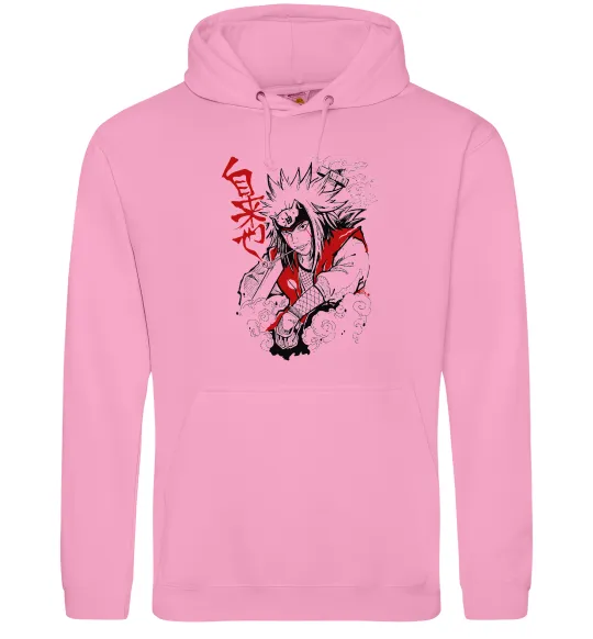 Женская толстовка (худи) Jiraiya Розовый фото