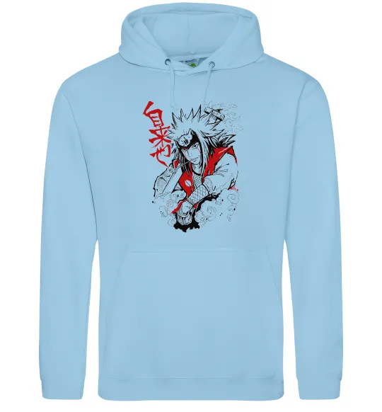 Женская толстовка (худи) Jiraiya Голубой фото