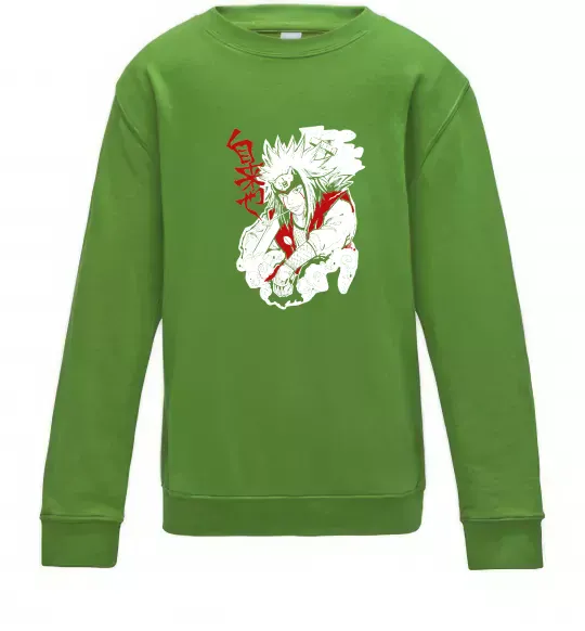 Дитячий світшот Jiraiya Лаймовий фото