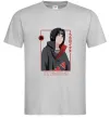 Чоловіча футболка Наруто Itachi Сірий фото