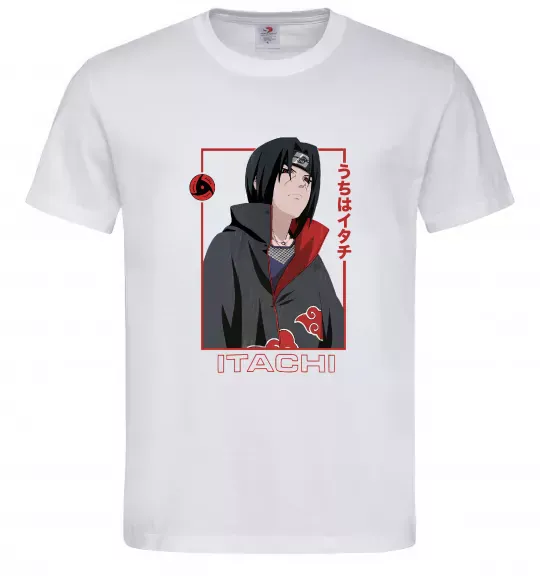 Чоловіча футболка Наруто Itachi Білий фото