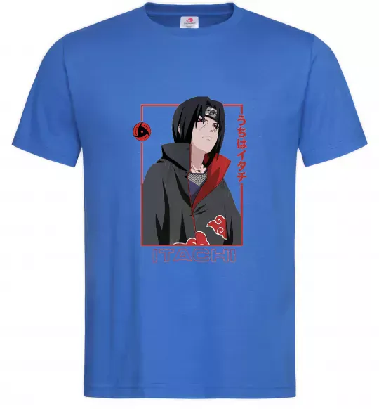 Чоловіча футболка Наруто Itachi Яскраво-синій фото