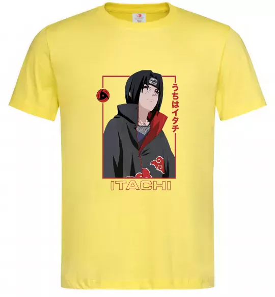 Чоловіча футболка Наруто Itachi Лимонний фото