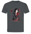 Чоловіча футболка Наруто Itachi Графіт фото