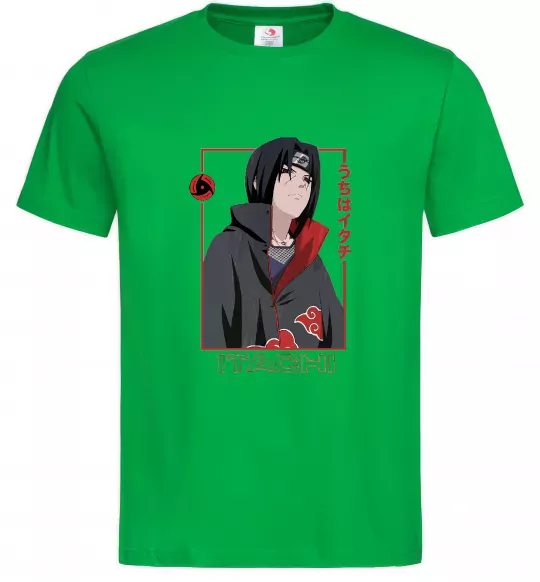 Чоловіча футболка Наруто Itachi Зелений фото