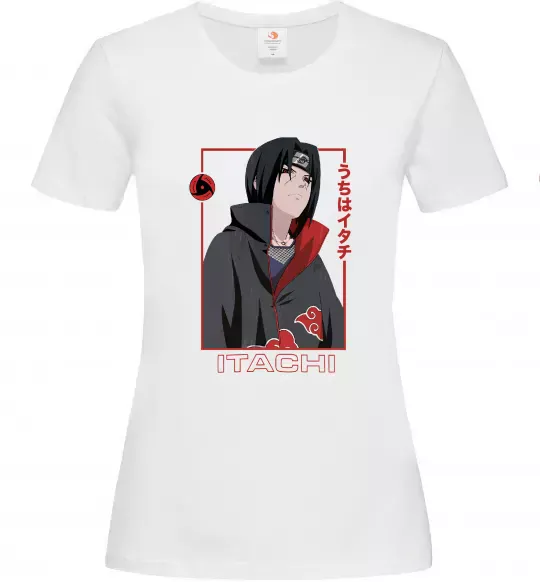 Жіноча футболка Наруто Itachi Білий фото