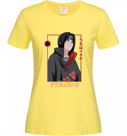 Жіноча футболка Наруто Itachi Лимонний фото