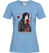 Жіноча футболка Наруто Itachi Блакитний фото