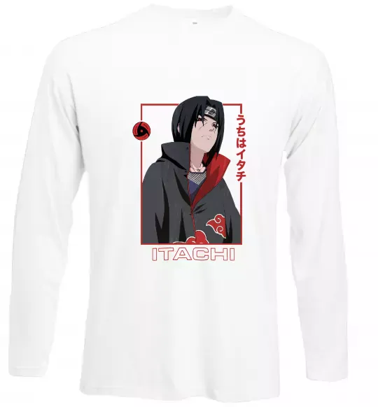 Лонгслив Наруто Itachi Белый фото