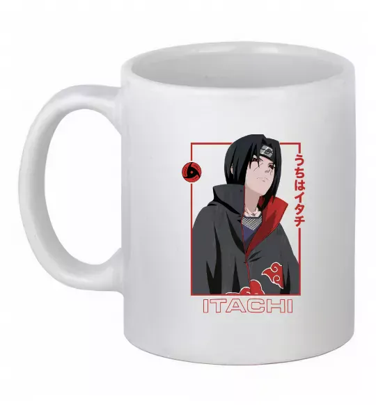 Чашка керамічна Наруто Itachi Білий фото